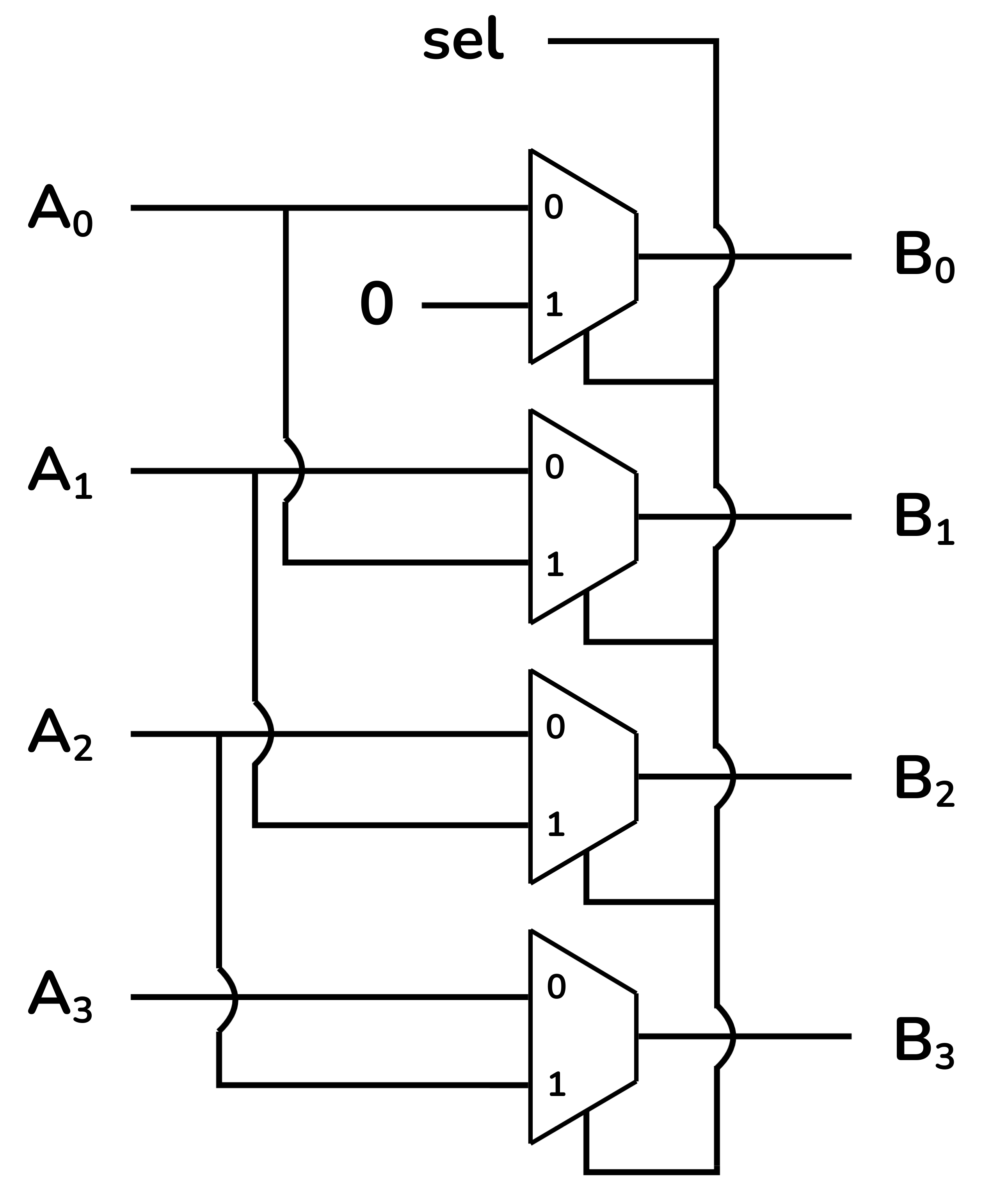 Circuit desplaçador